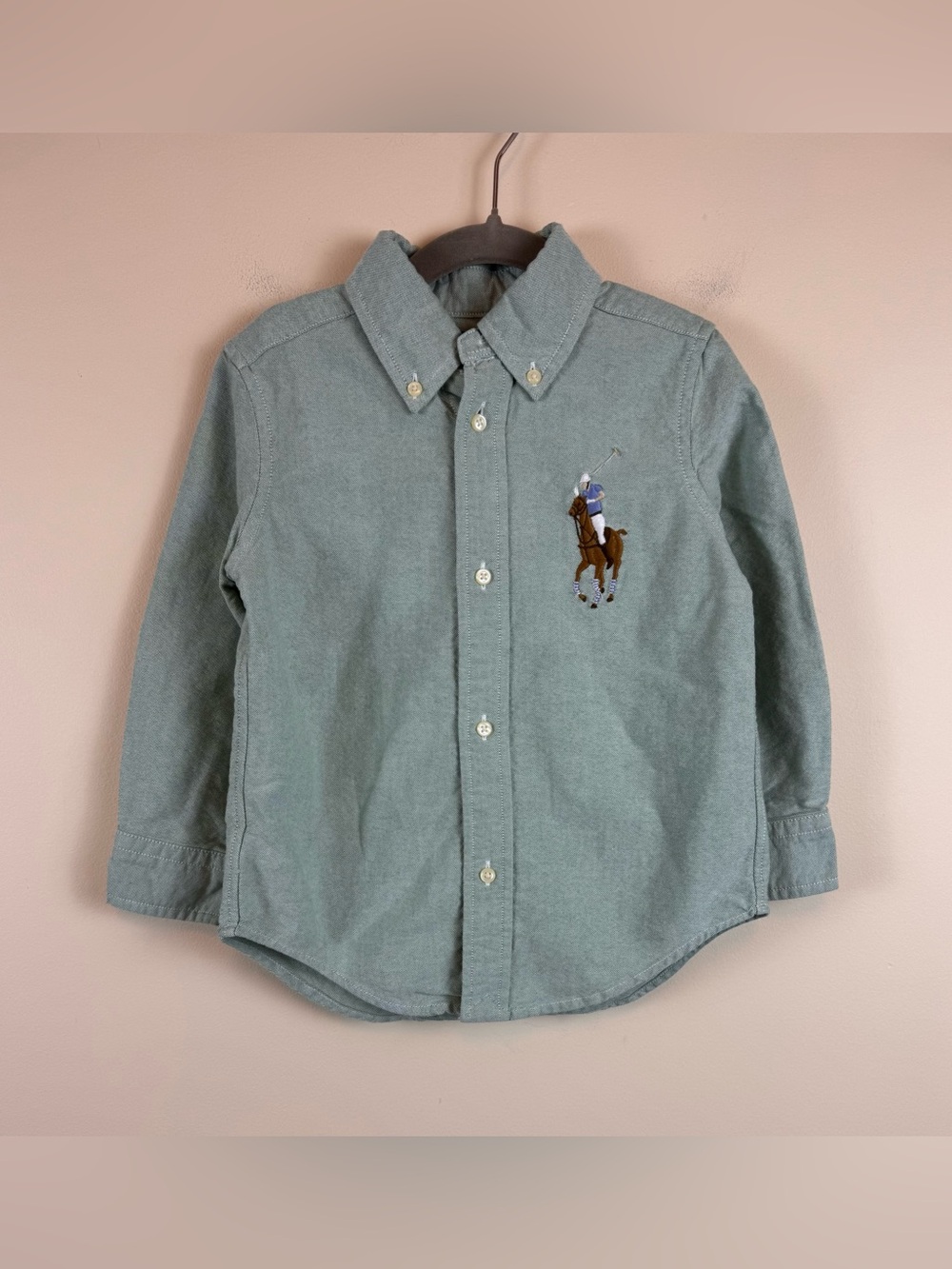 Ralph Lauren Big Pony Cotton Oxford Button Down Shirt